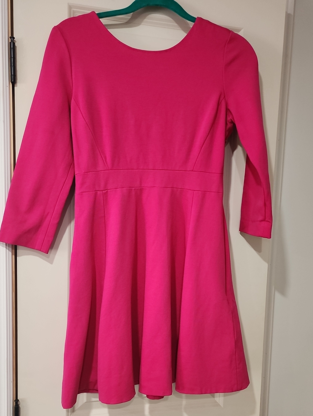 👛 kate spade ' Hot Pink Fit-and-Flare Dress